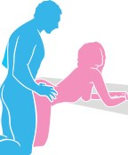 Bent Over Illustrated Sex Position