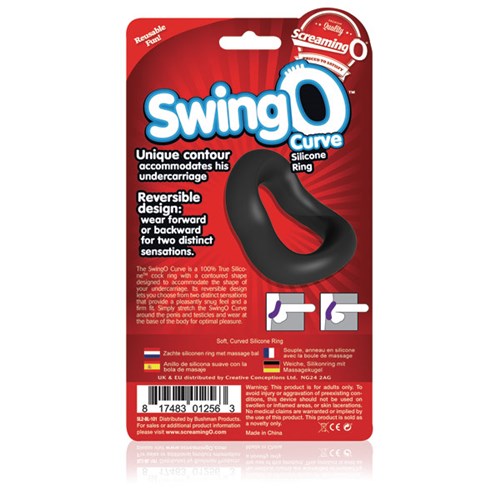 Screaming O Swingo Curve back of package