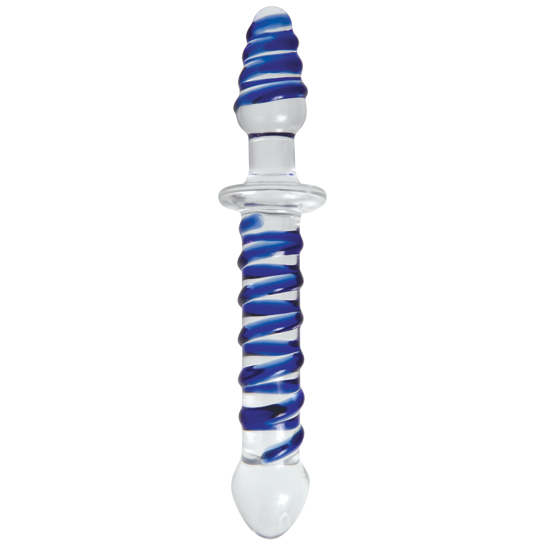 Twisted Love Glass Dildo upright