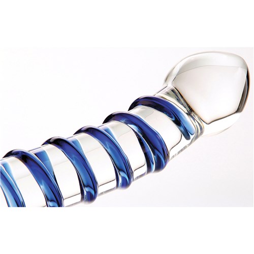 Twisted Love Glass Dildo bulb end