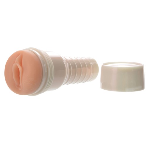 Fleshlight: Jenna Haze open storker next to cap