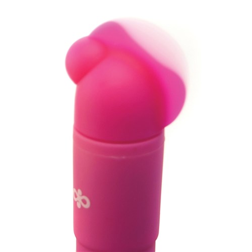 Revitalize Pocket Vibrator Kit pink flicker in action