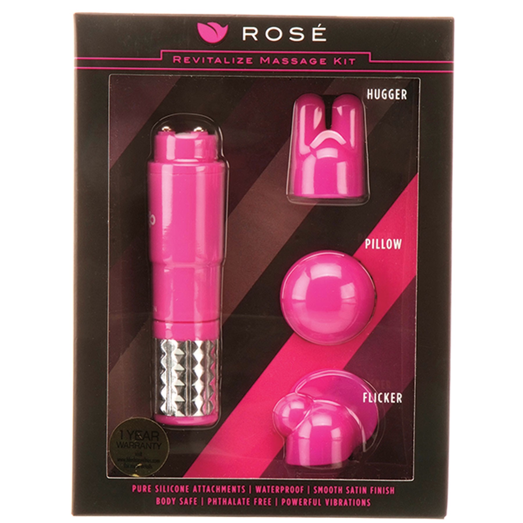 Revitalize Pocket Vibrator Kit pink box