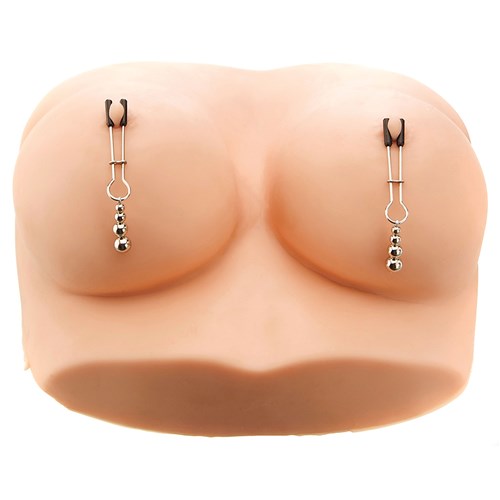 Eves Naughty Nipple Clamps worn on mannequin