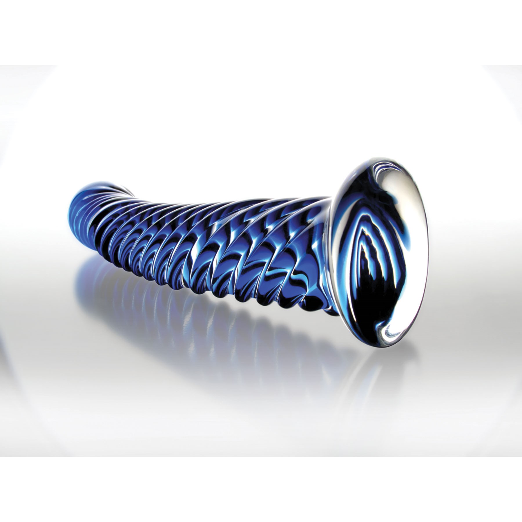 Icicles No. 29 Blue Wave G-Spot Dildo base