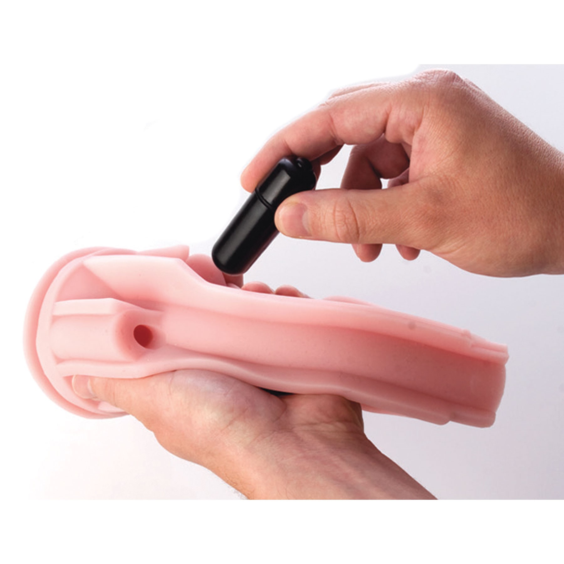 Fleshlight Vibro inserting the vibrator