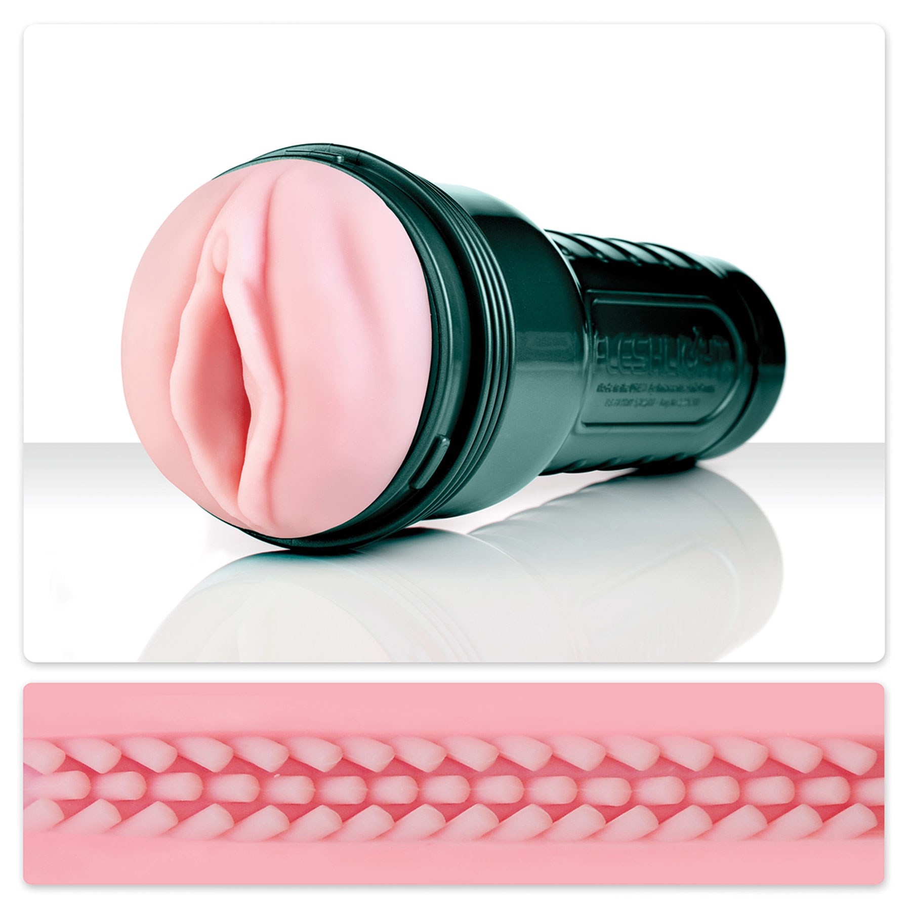 Fleshlight Vibro stroker and tunnel view