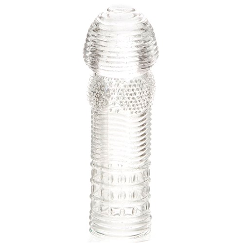 A&E Vibrating Penis Sleeve Kit clear sleeve