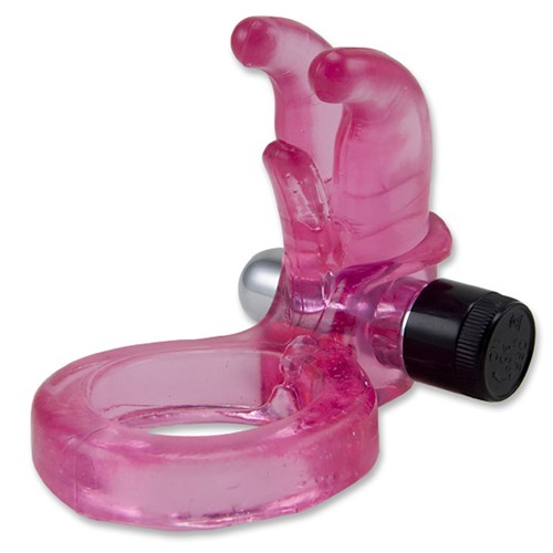 Triple Clit Flicker Vibrating Penis Ring