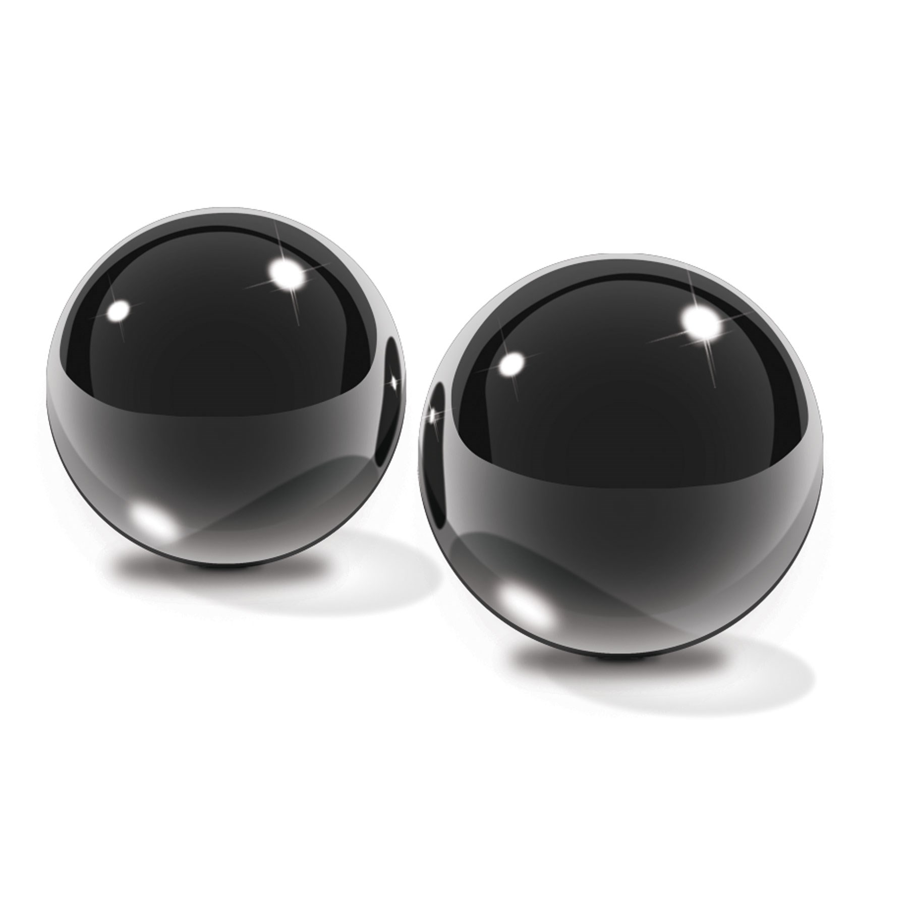 Black Glass Ben Wa Balls