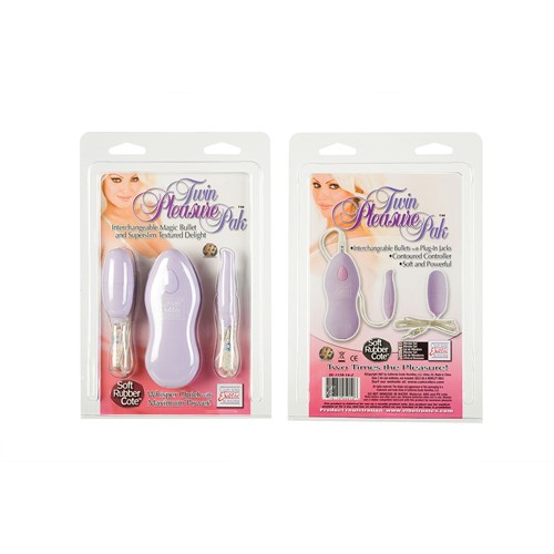 Twin Vibrator Pleasure Pak package