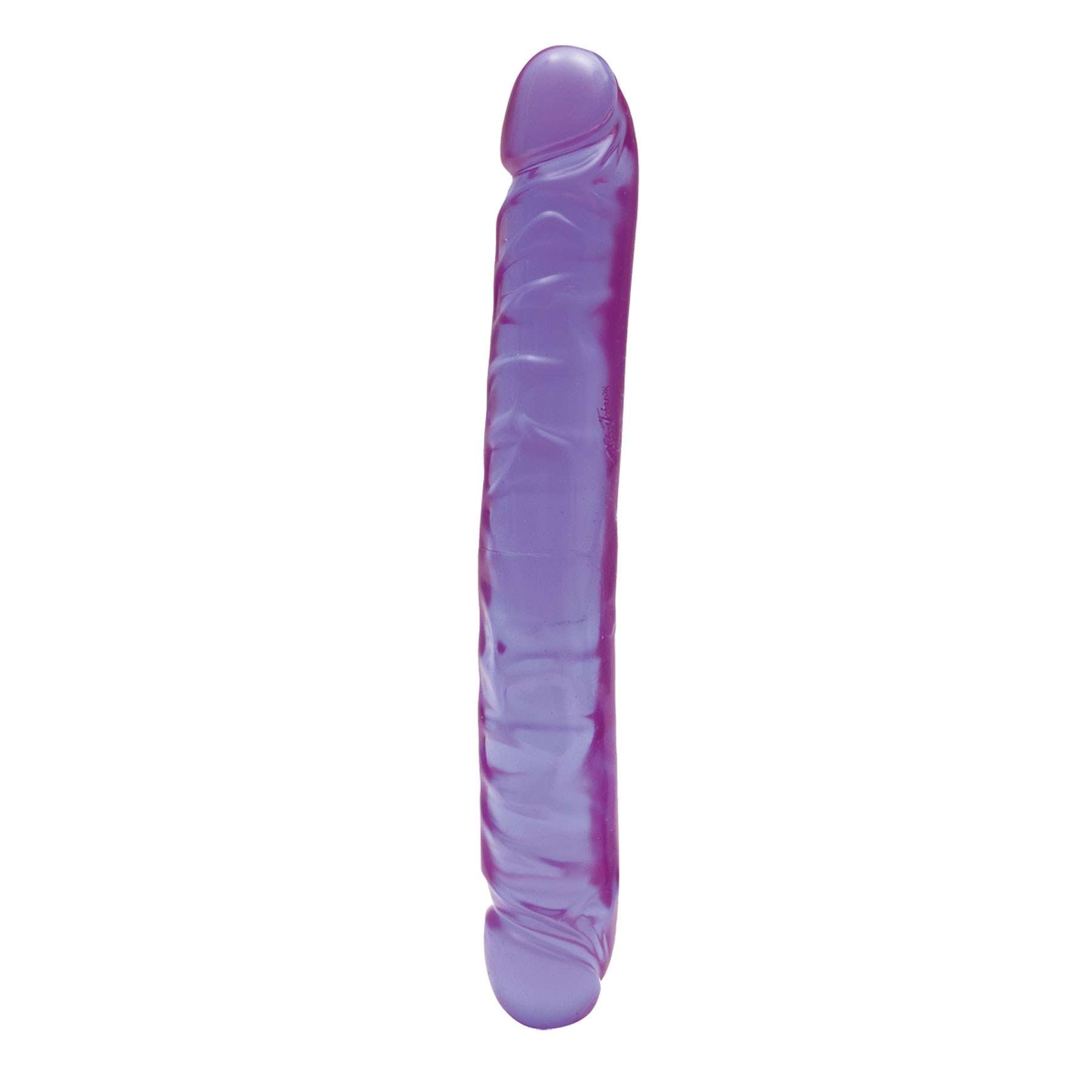 Crystal Jellies 12" Double Dildo vertical