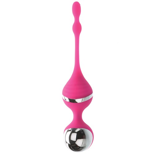 Adam & Eve Rechargeable Vibrating Pleasure Balls straight up shot