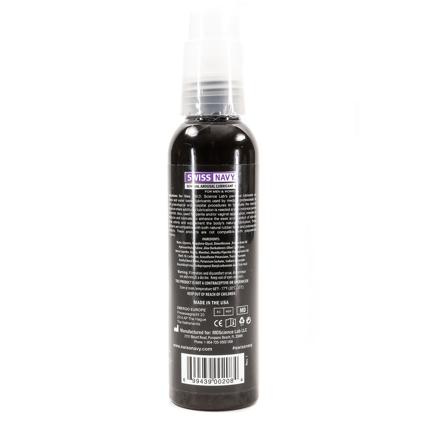 Swiss Navy Sensual Arousal Lubricant bottle