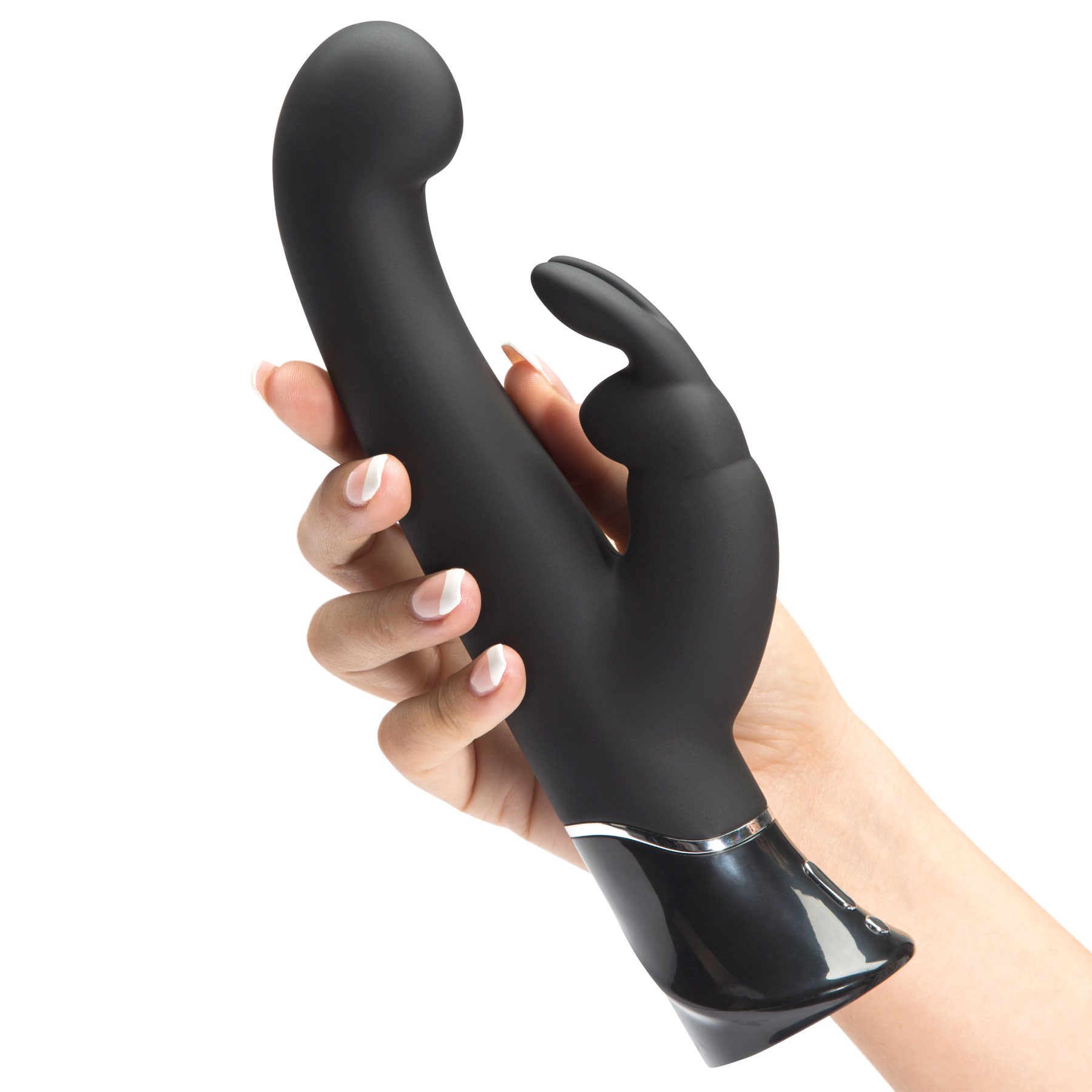 Fifty Shades of Grey Greedy Girl G-Spot Rabbit Vibrator in Hand