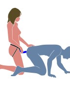 Doggy-Style Pegging Sex Position