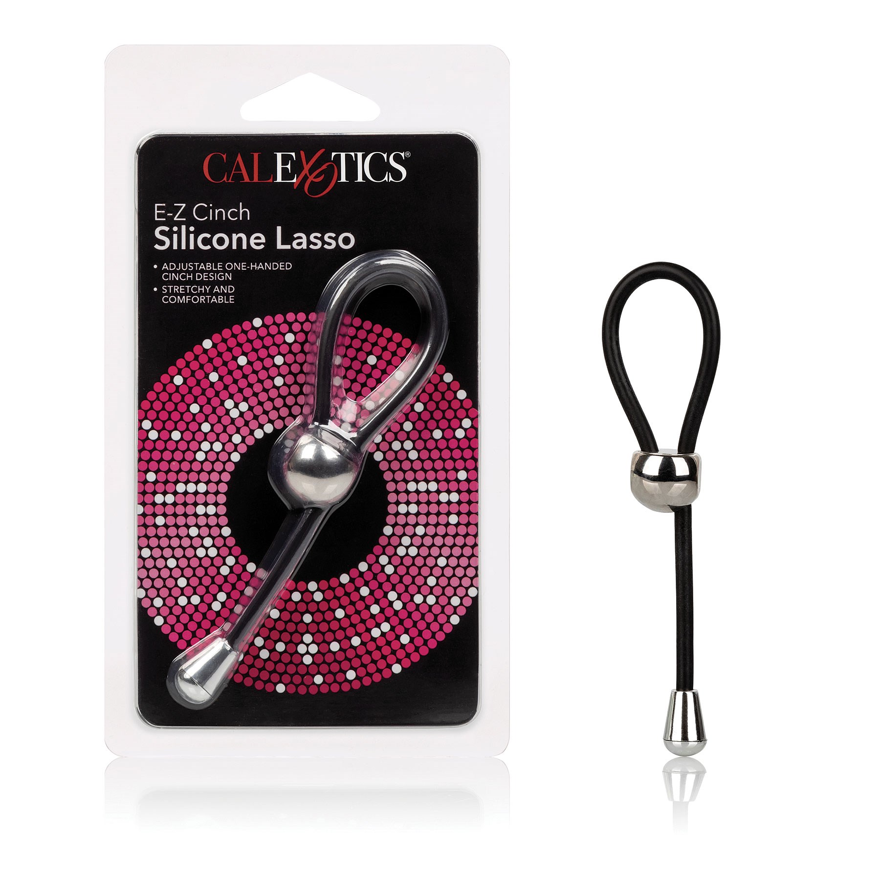 E-Z Cinch Silicone Lasso with package