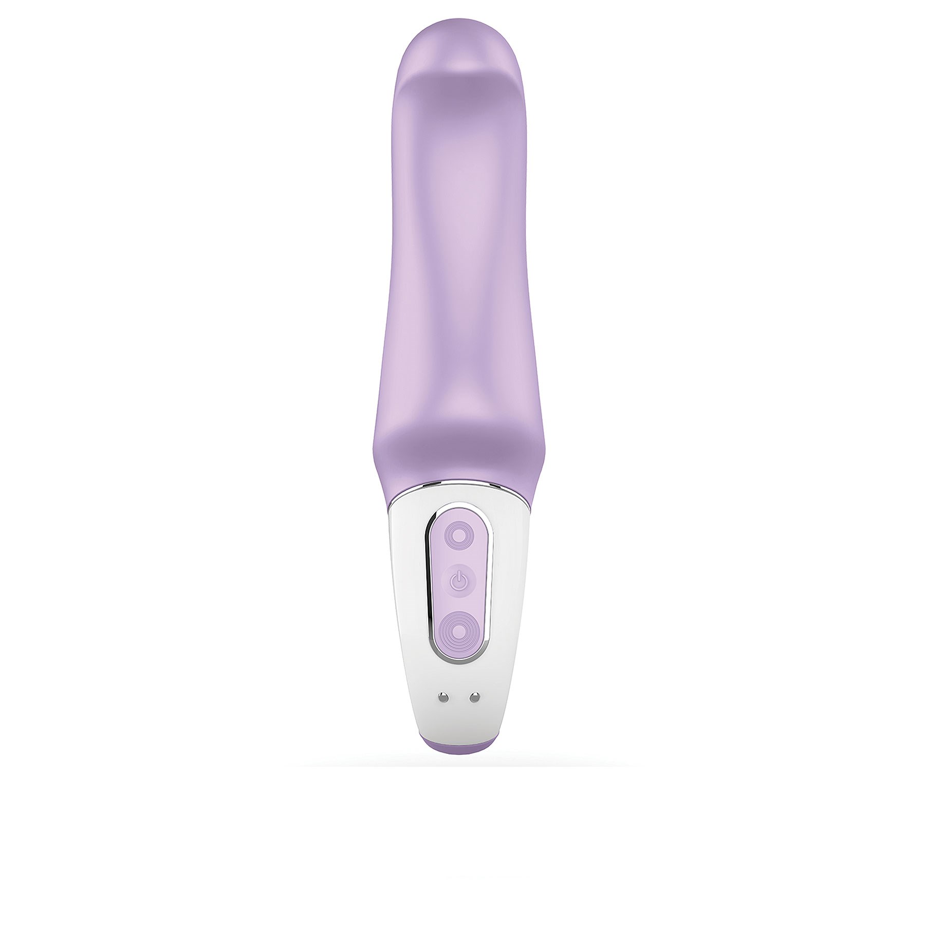 Satisfyer Charming Smile G-Spot Vibrator front view with contro;