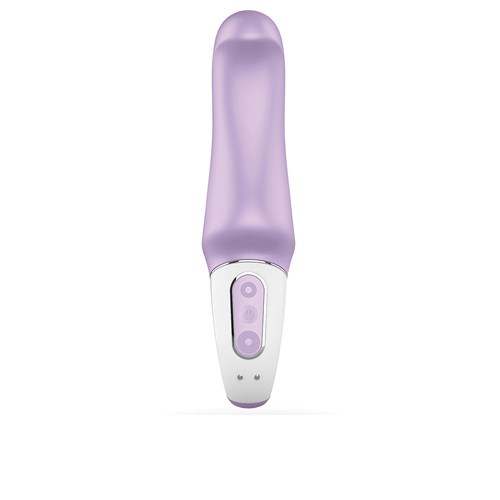 Satisfyer Charming Smile G-Spot Vibrator front view with contro;