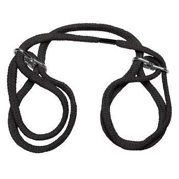 Japanese Cotton Rope Cuffs black