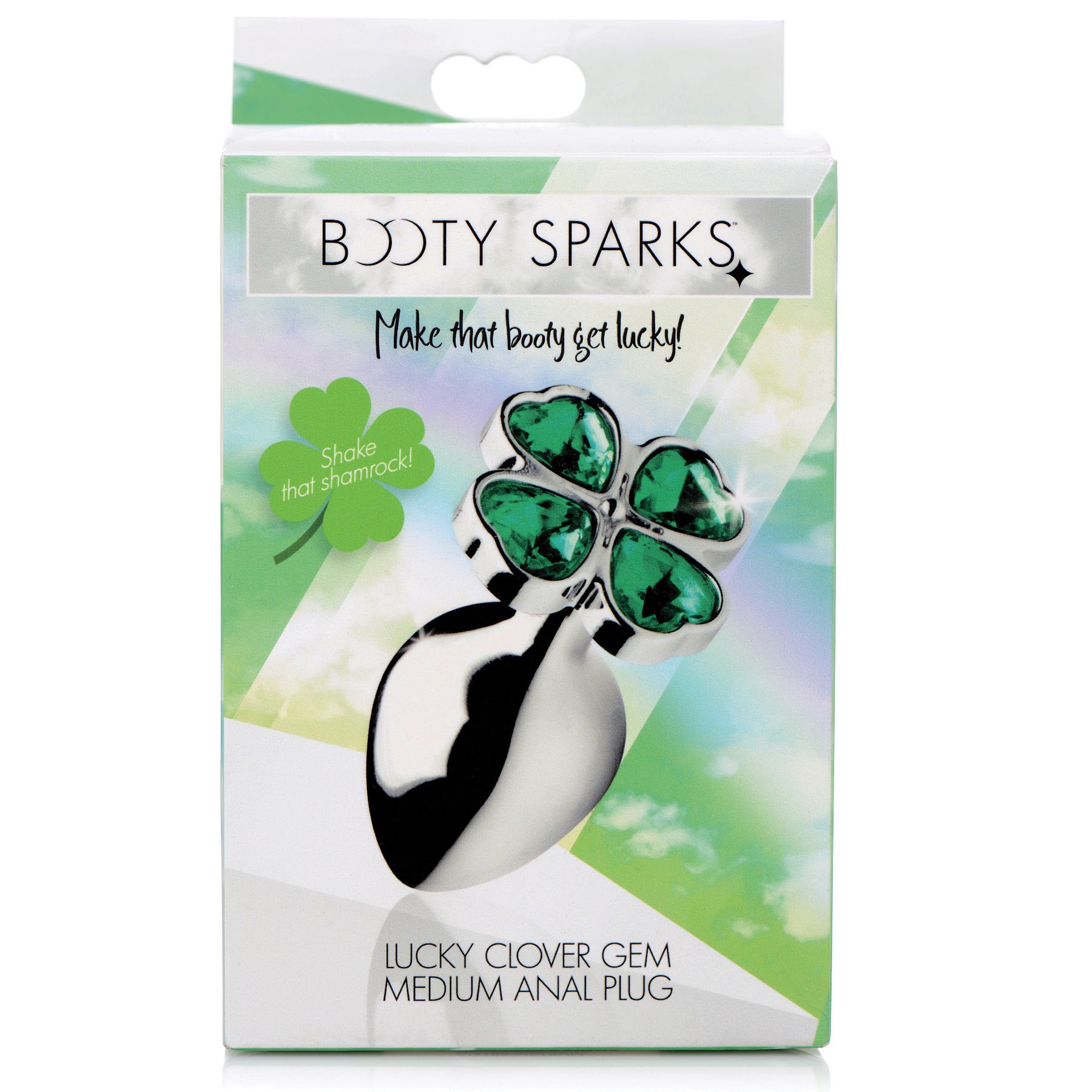 Booty Sparks Lucky Clover Gem Anal Plug box