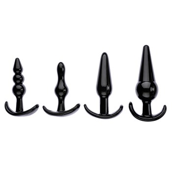 Adam & Eve 4 Piece Anal Plug Kit all 4