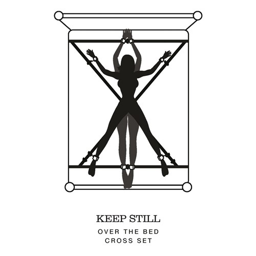 Fifty Shades of Grey Keep Fifty Shades of Grey Keep Still Over the Bed Cross Restraints Diagram