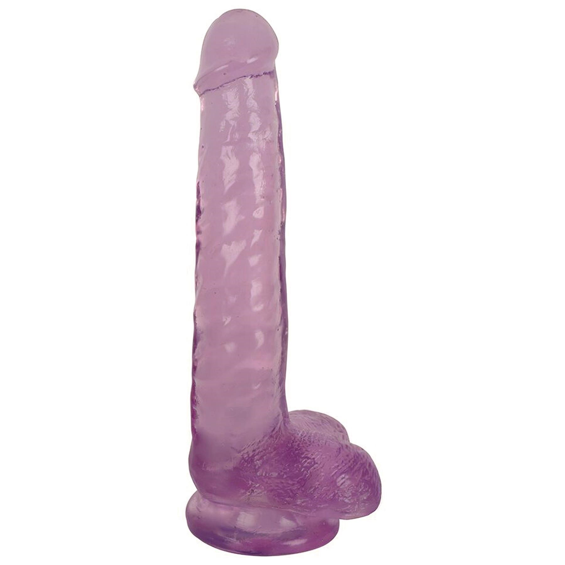 Lollicock 8-Inch Slim Stick Dildo Product Shot - Purple