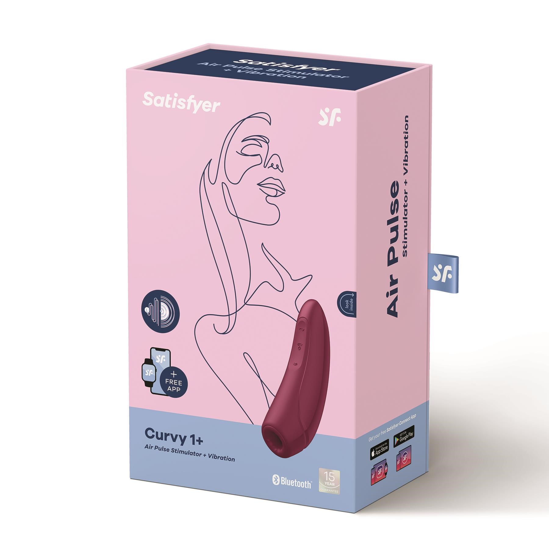 Satisfyer Curvy 1 Clitoral Stimulator Packaging Shot