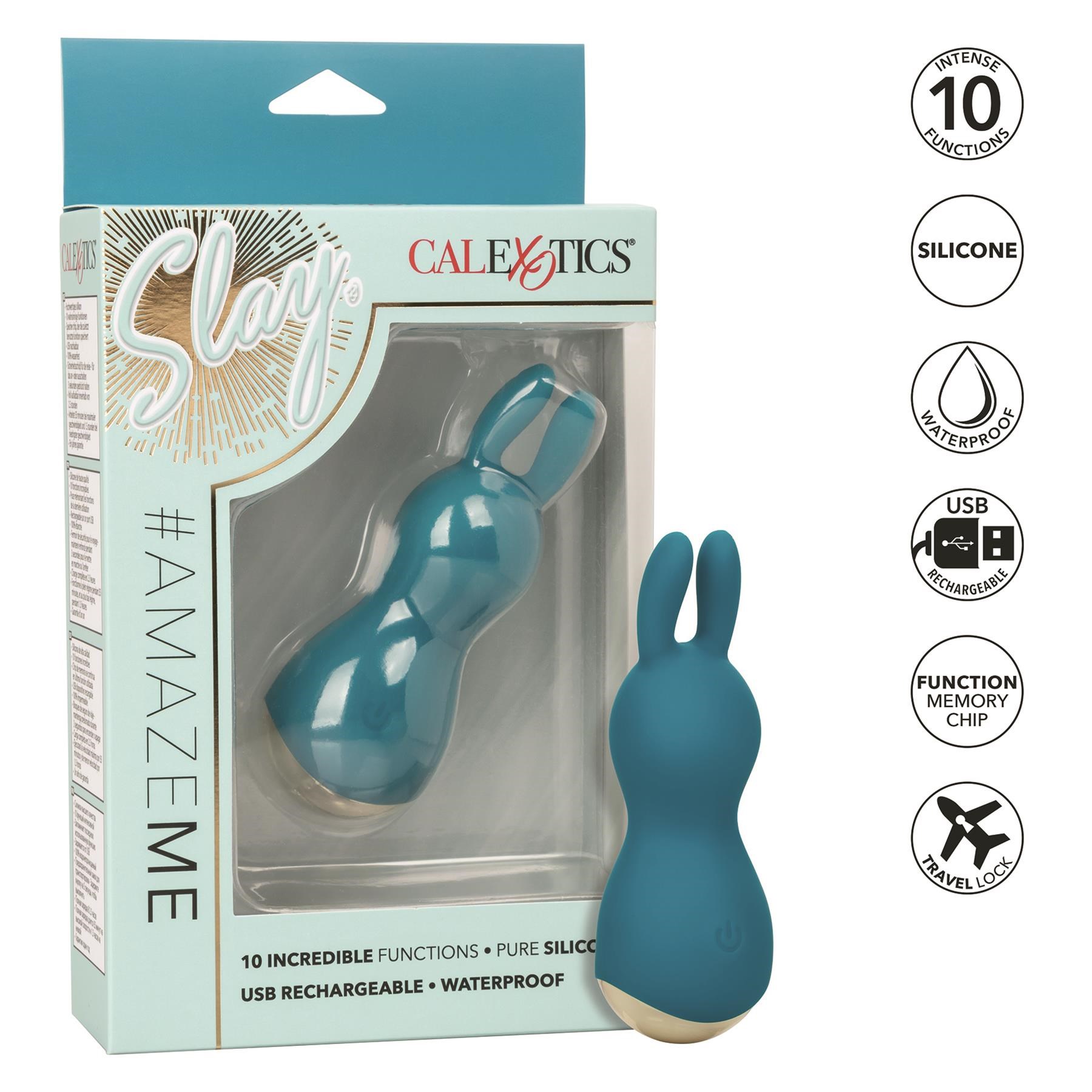 Slay #Amaze Me Mini Rabbit Vibrator Features