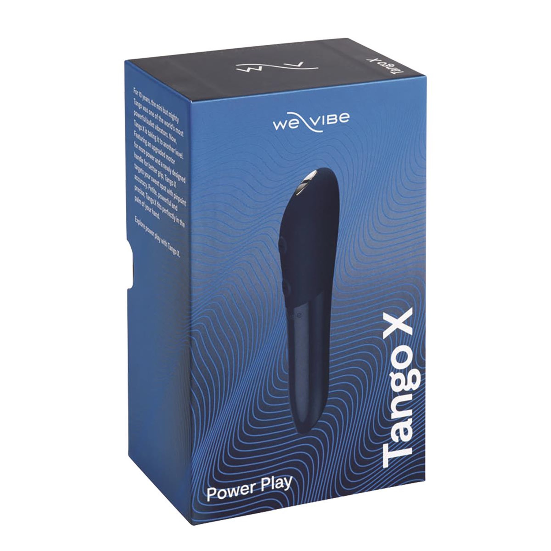 We-Vibe Tango X Bullet Vibrator Packaging Shot - Blue