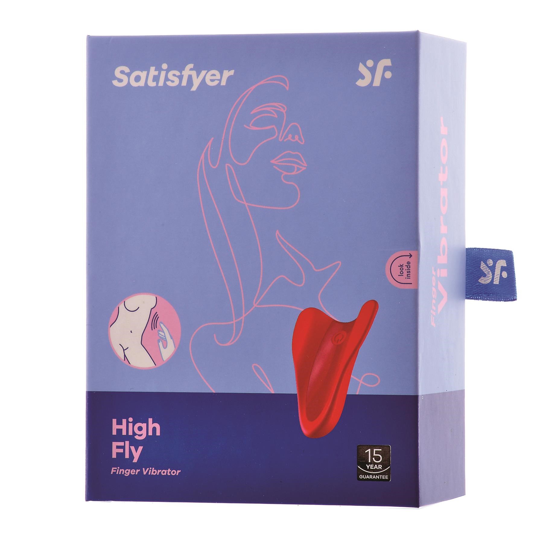 Satisfyer High Fly Finger Vibrator Packaging Shot