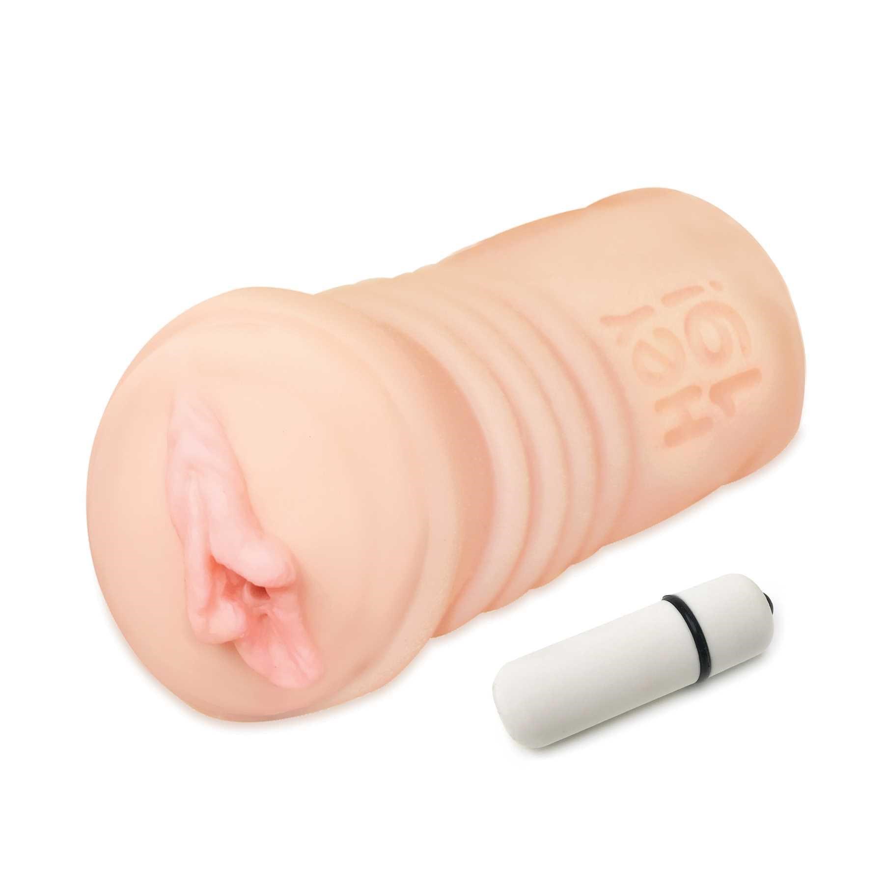 Hey 19! Megan Sage vibrating stroker