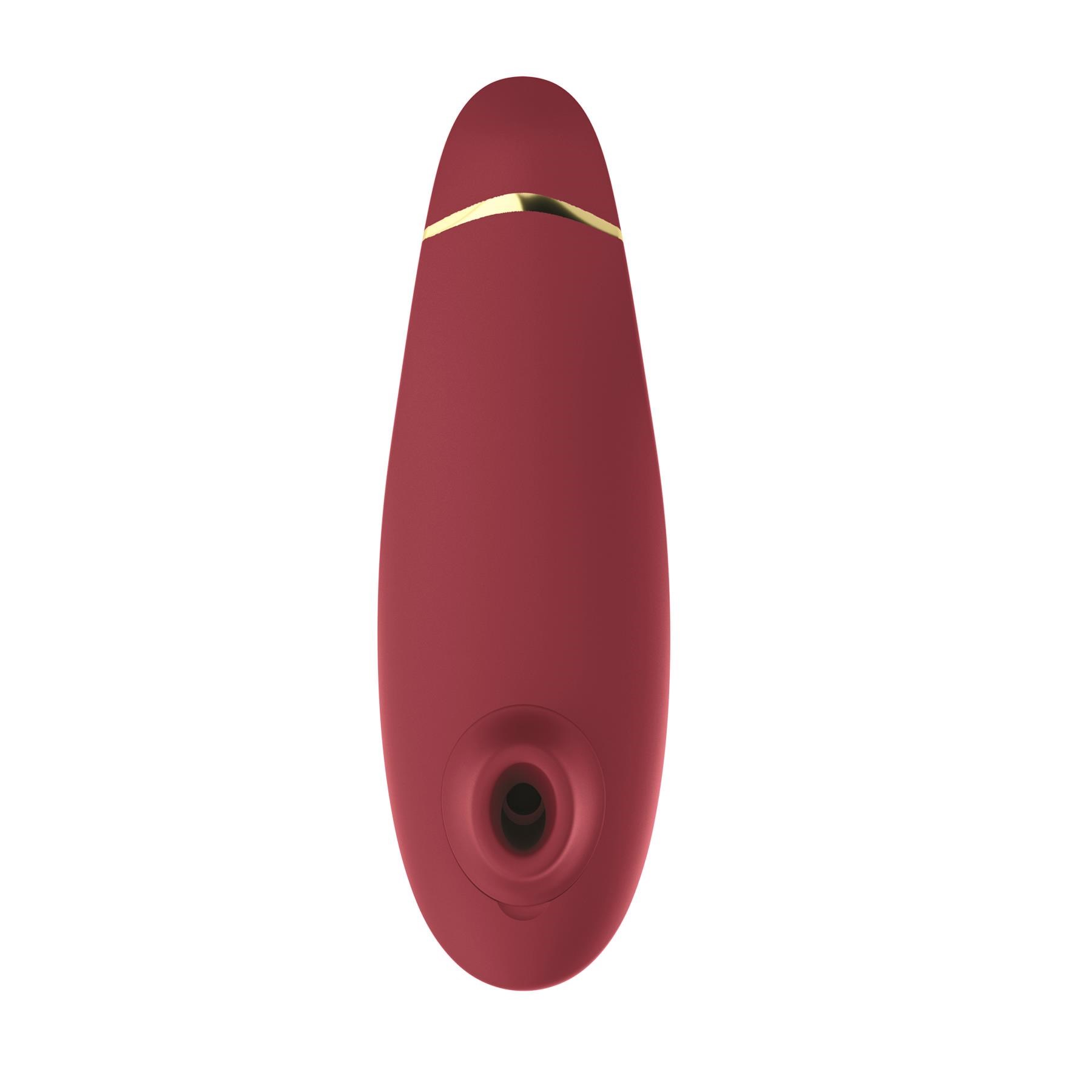 Womanizer Premium 2 Clitoral Stimulator - Burgundy