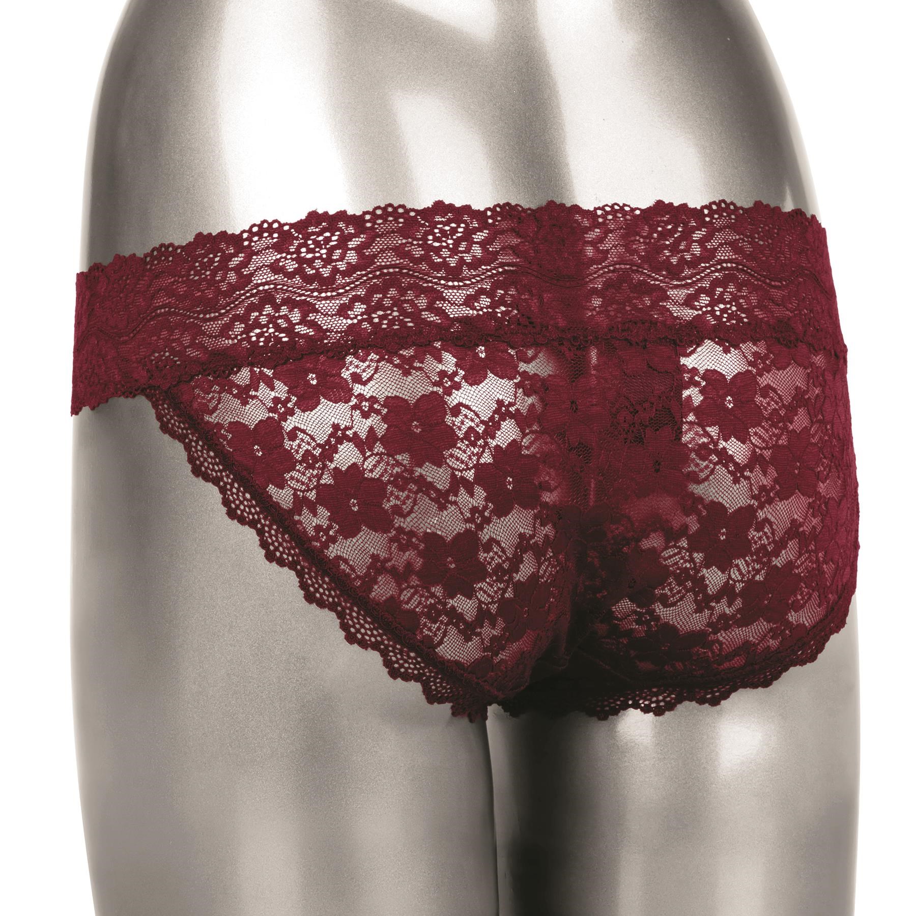 Remote Control Lace Panty Set - Panty on Mannequin - S/M - Back Shot