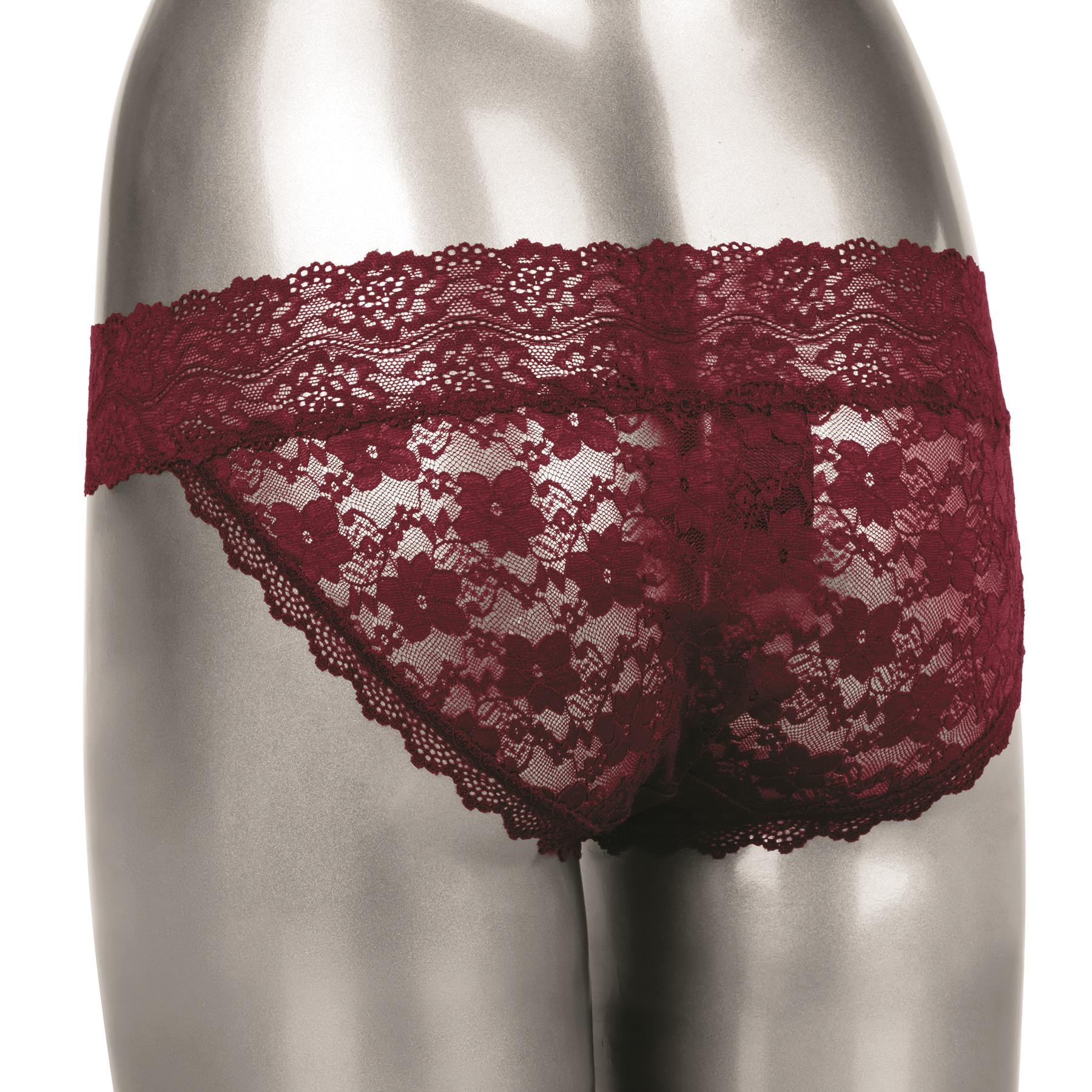 Remote Control Lace Panty Set - Panty on Mannequin - L/XL - Back Shot