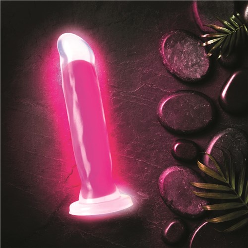 Neo Elite Marquee Glow-In-The-Dark Dildo Showing Glow in the Dark 