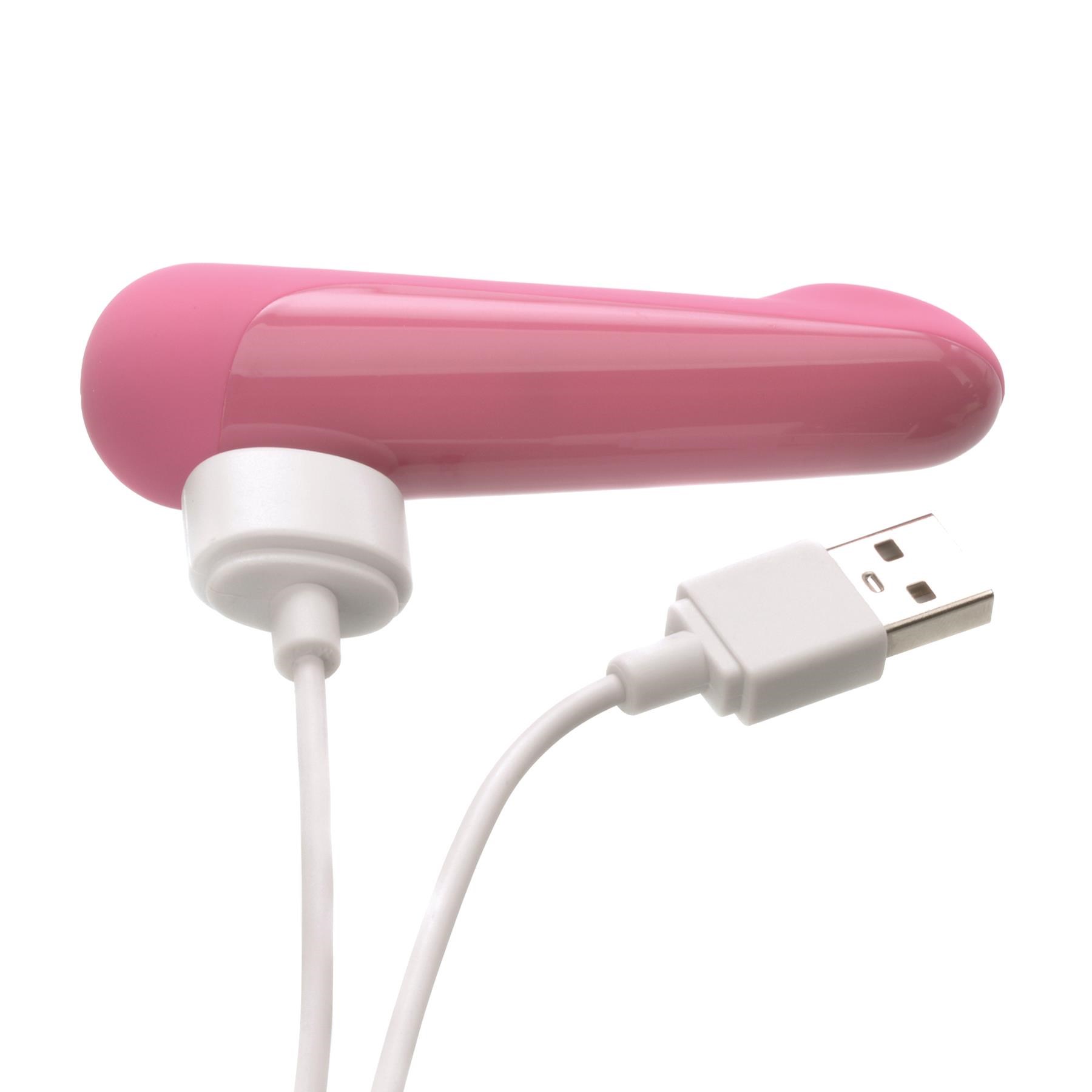 Satisfyer Ultra Power Bullet 3 Product Shot - Showing Where Charger is Placed