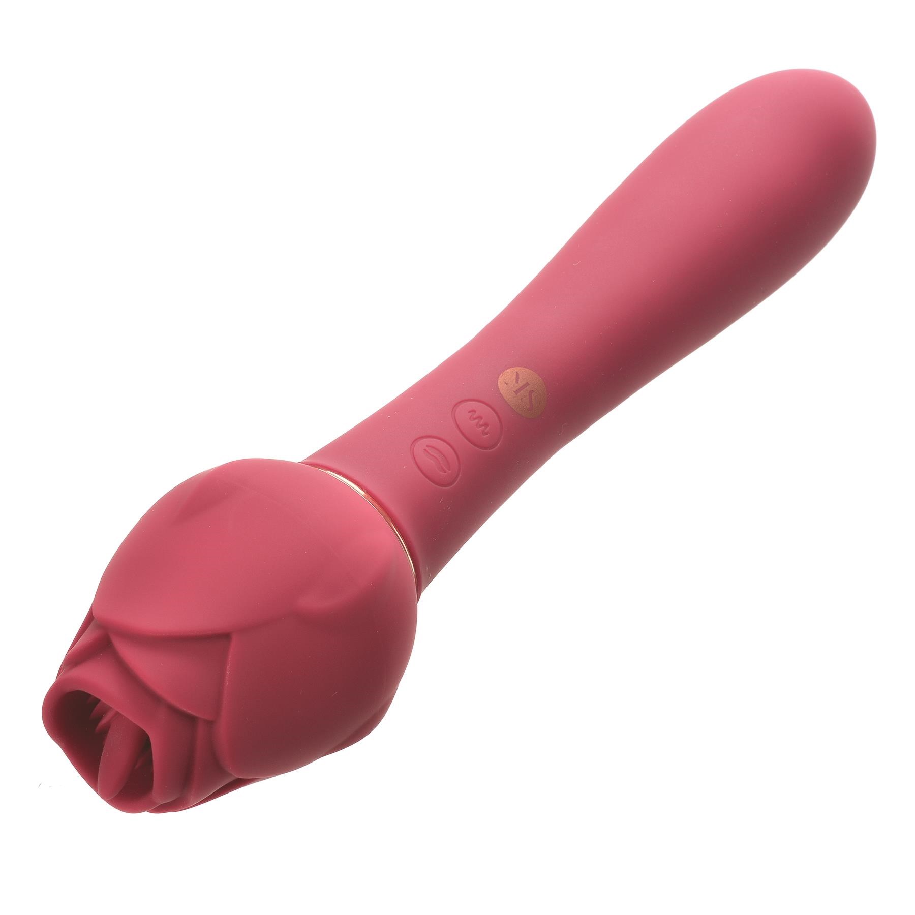 Rosegasm Lingo Dual Ended Clitoral Vibrator - Product Shot #2