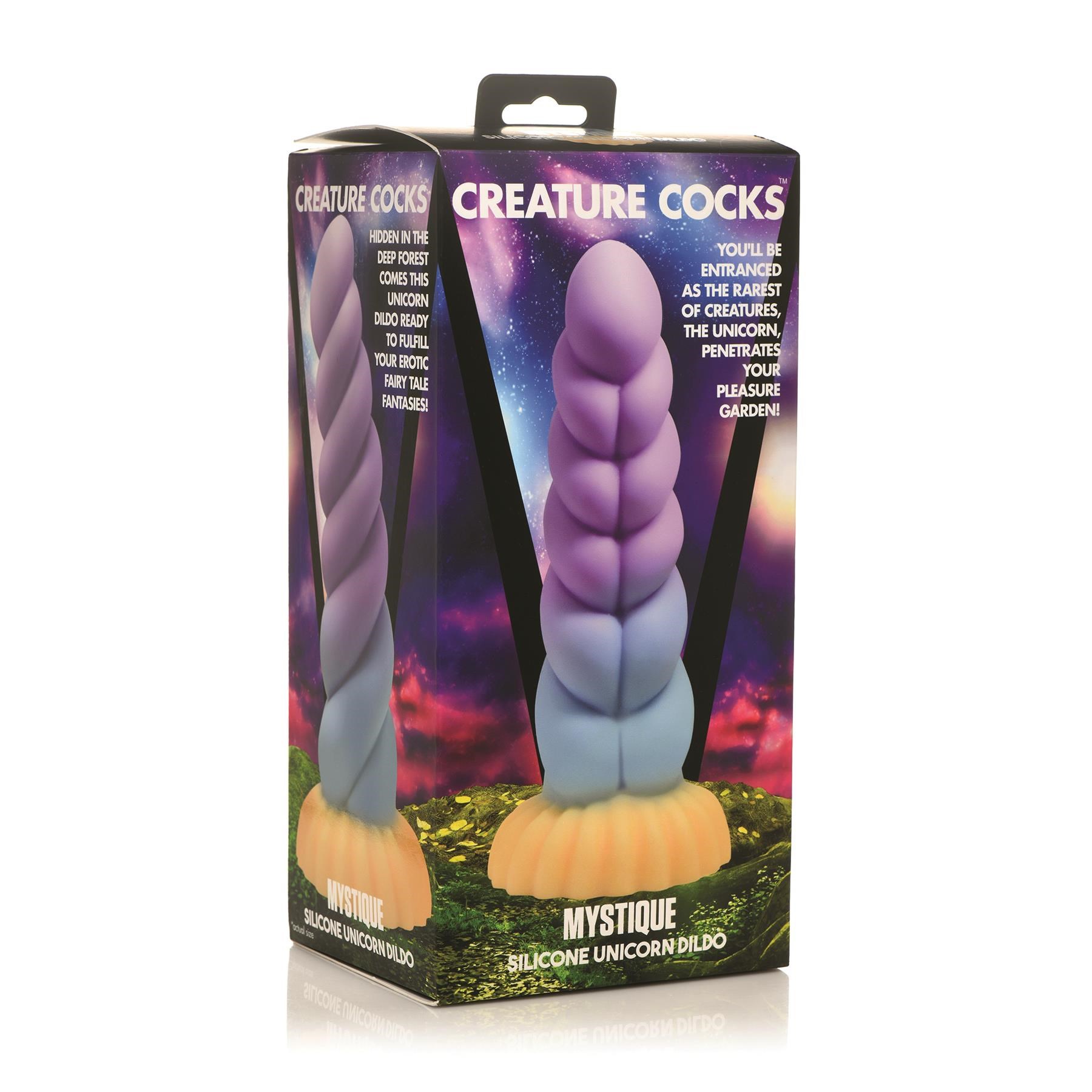 CreatureCocks Mystique Unicorn Dildo - Packaging Shot