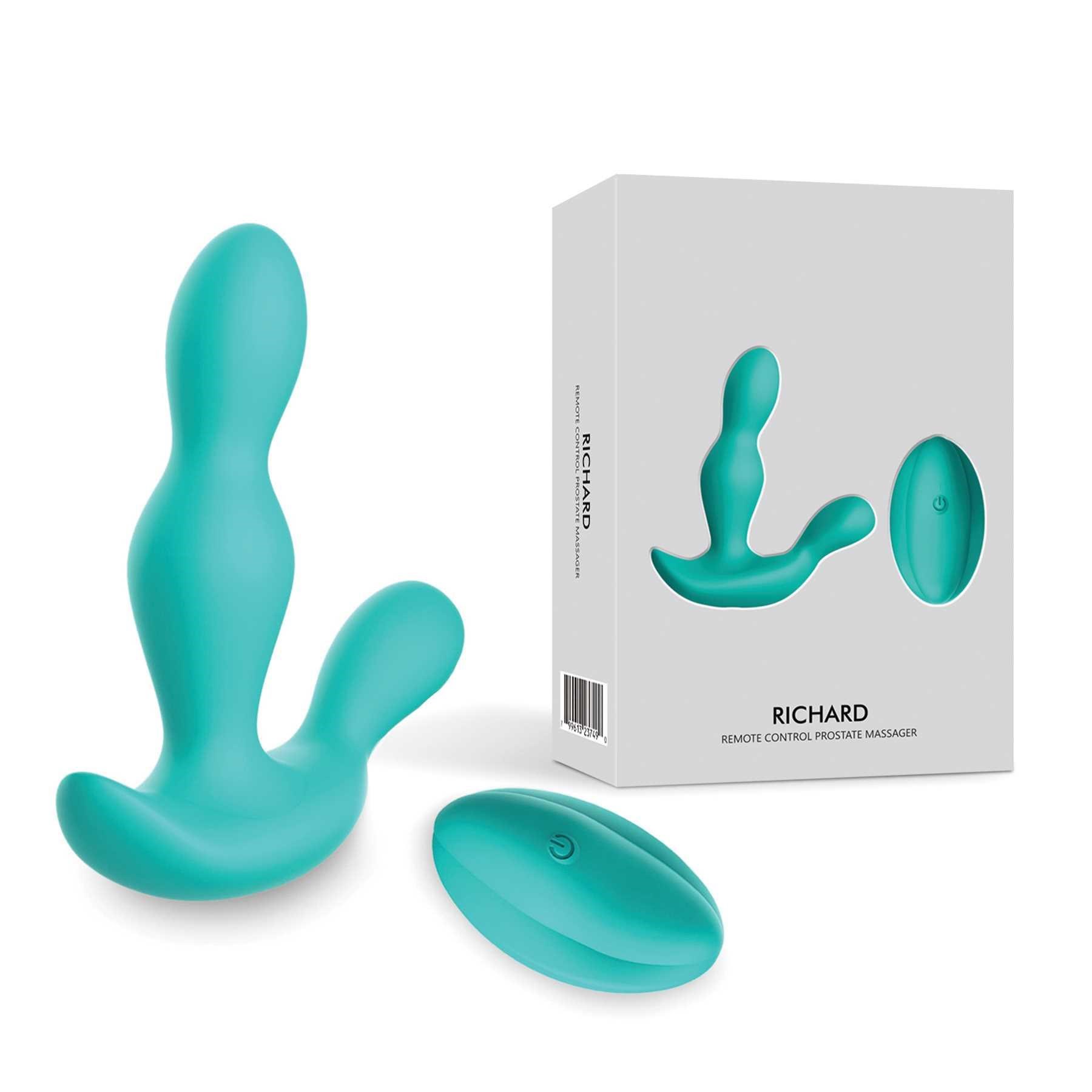 Richard Remote Control Prostate Massager with box packaging