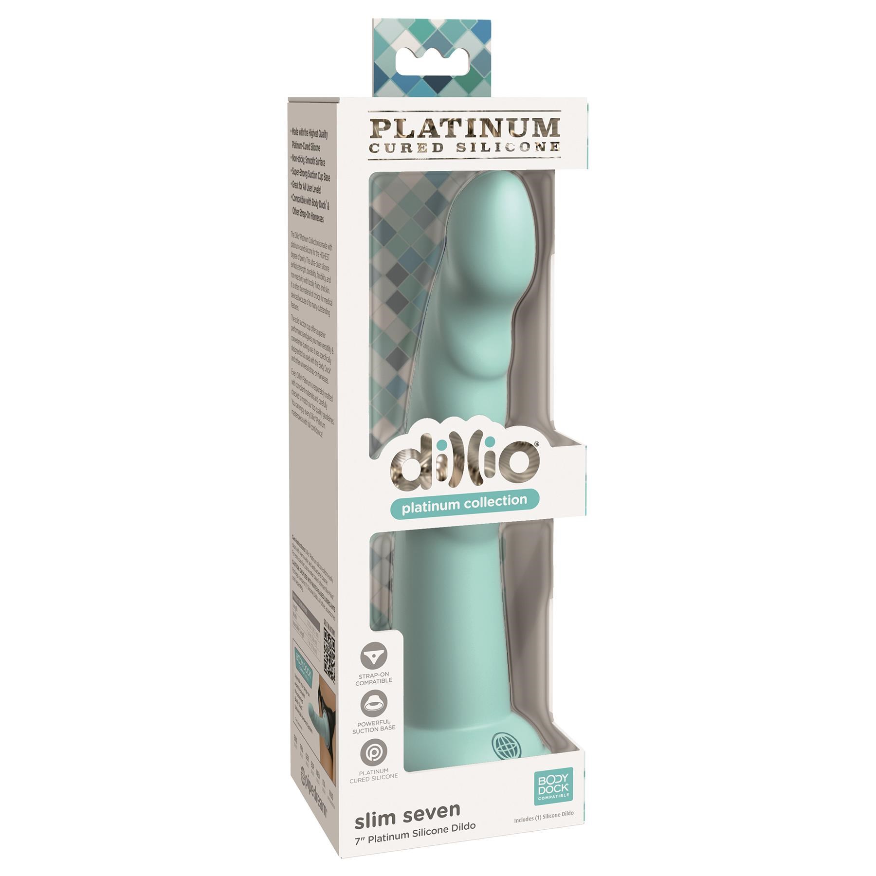 Dillio Platinum Slim Seven Dildo - Packaging Shot