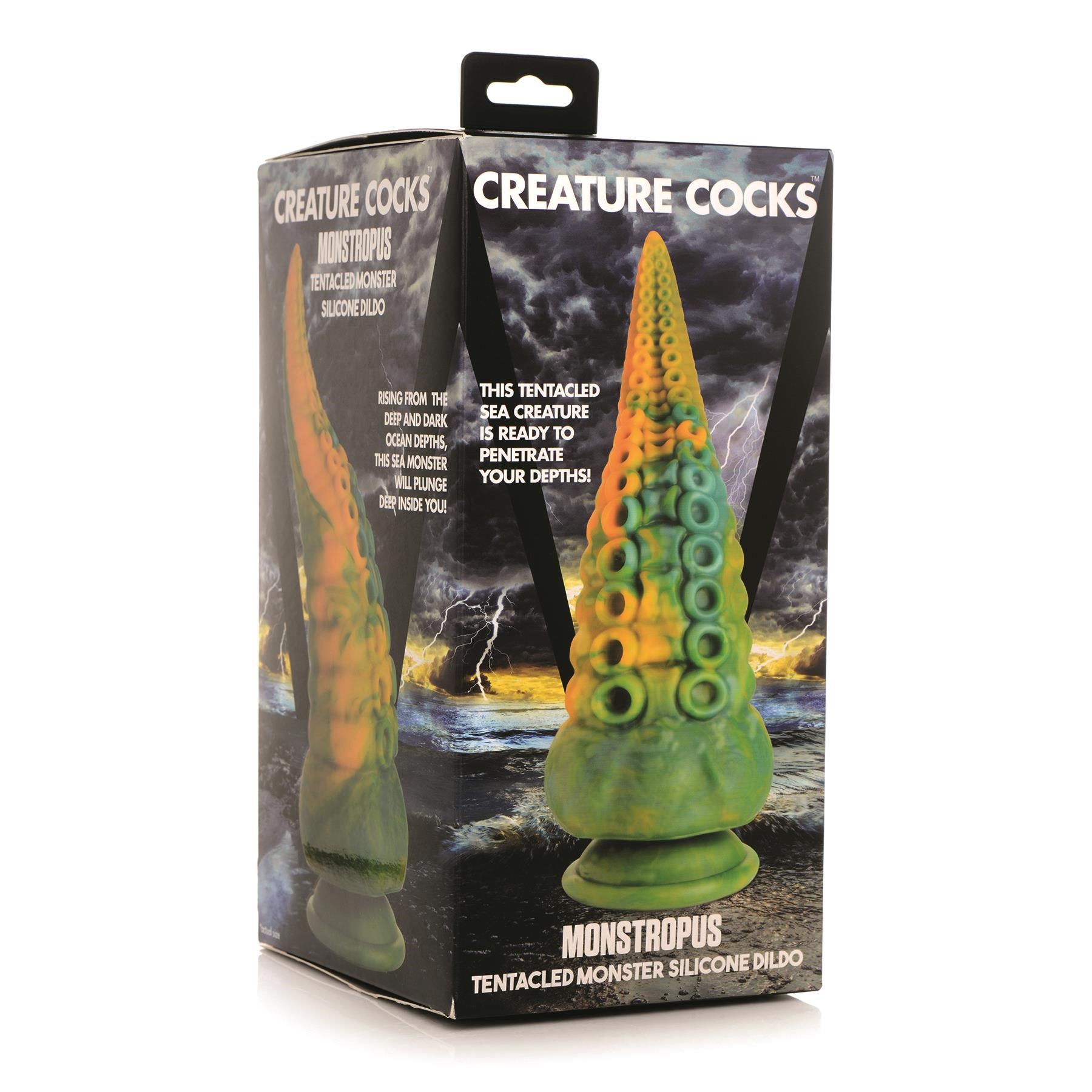 CreatureCocks Monstropus Tentacled Dildo - Packaging Shot