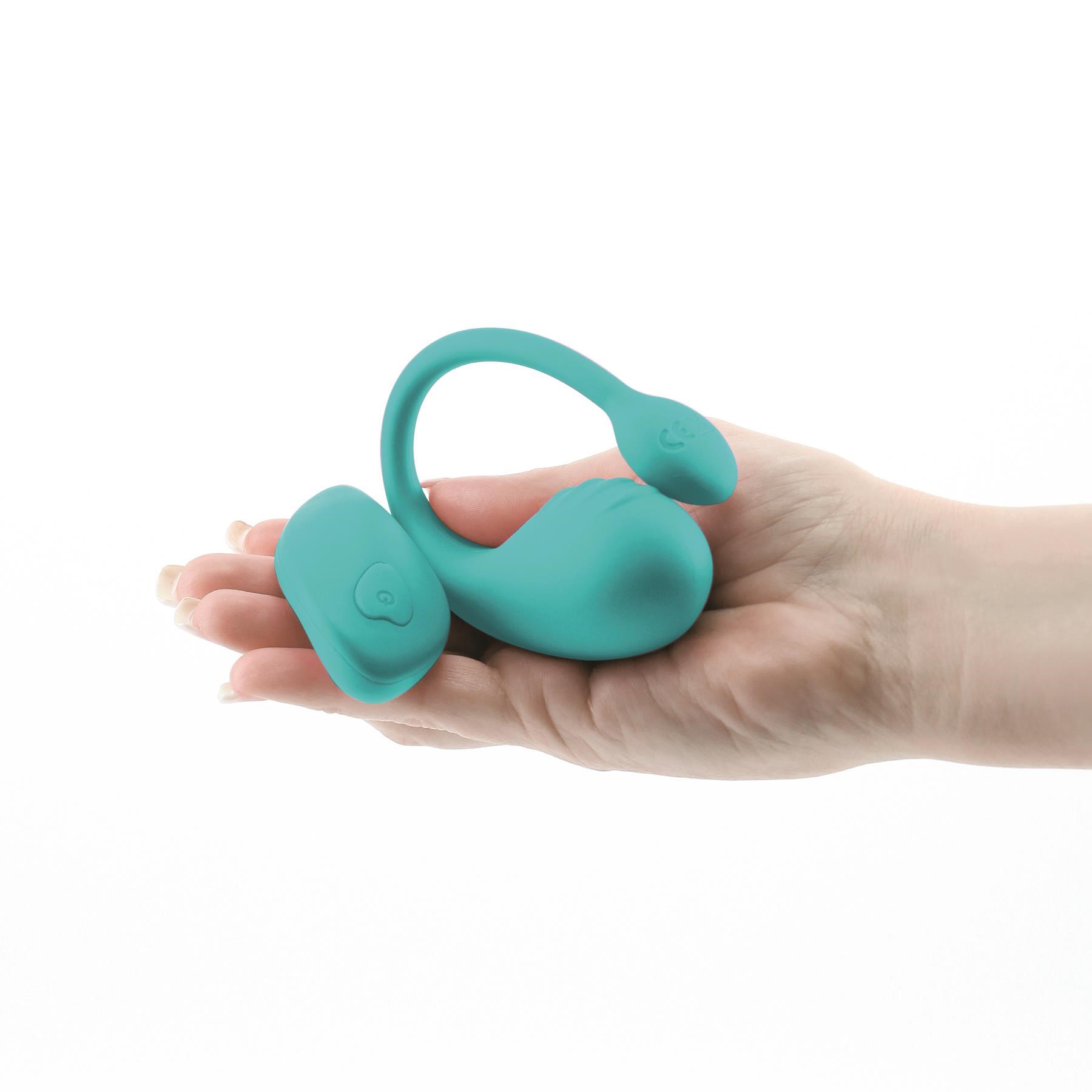 Inya Venus Remote Control Stimulator - Hand Shot to Show Size