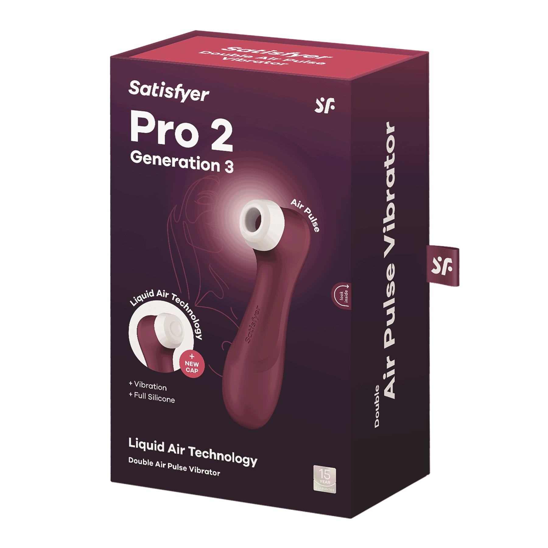 Satisfyer Pro 2 Gen 3 Liquid Air Clitoral Stimulator - Package Shot