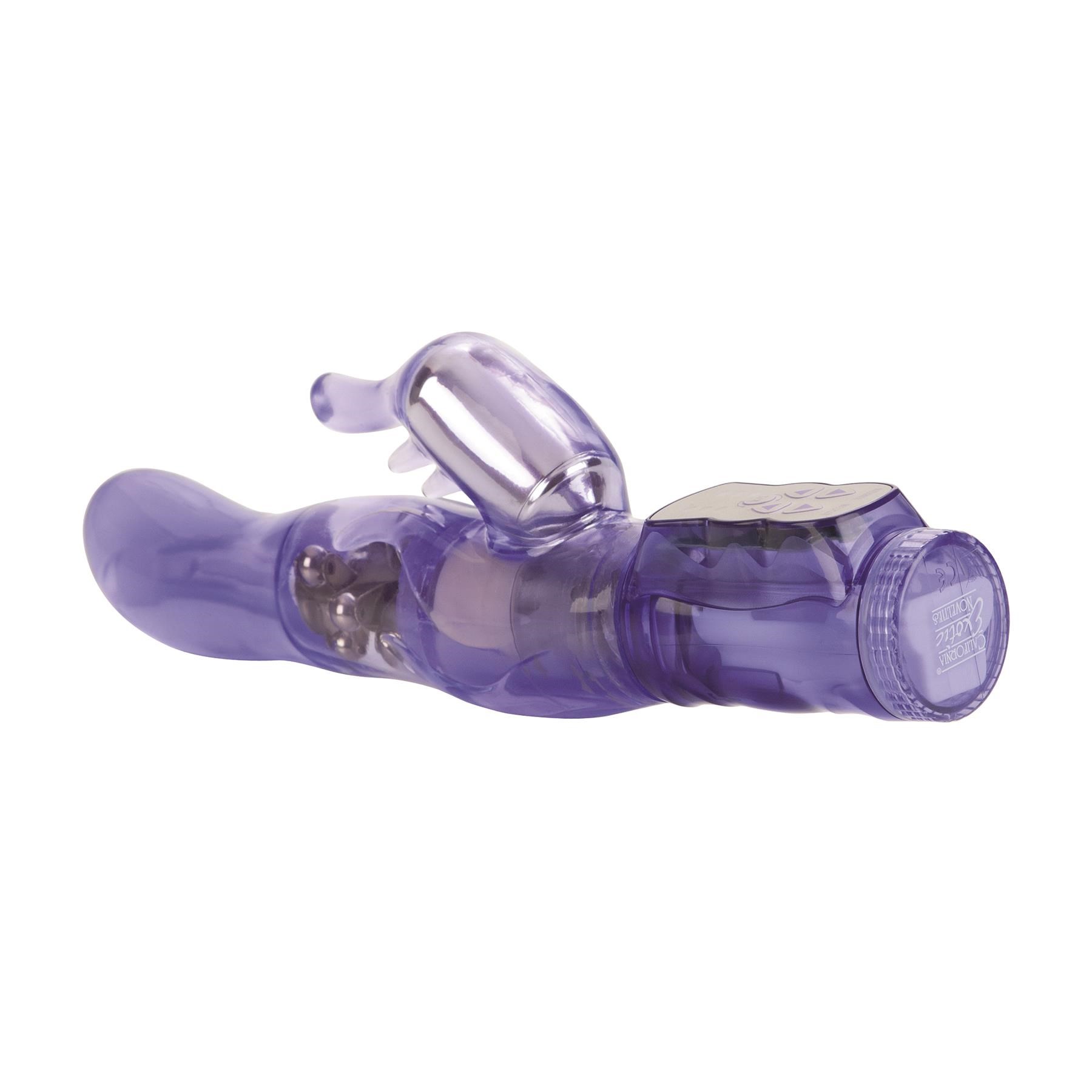 Wild G-Spot Vibrator Product Shot - Laying Down - Purple