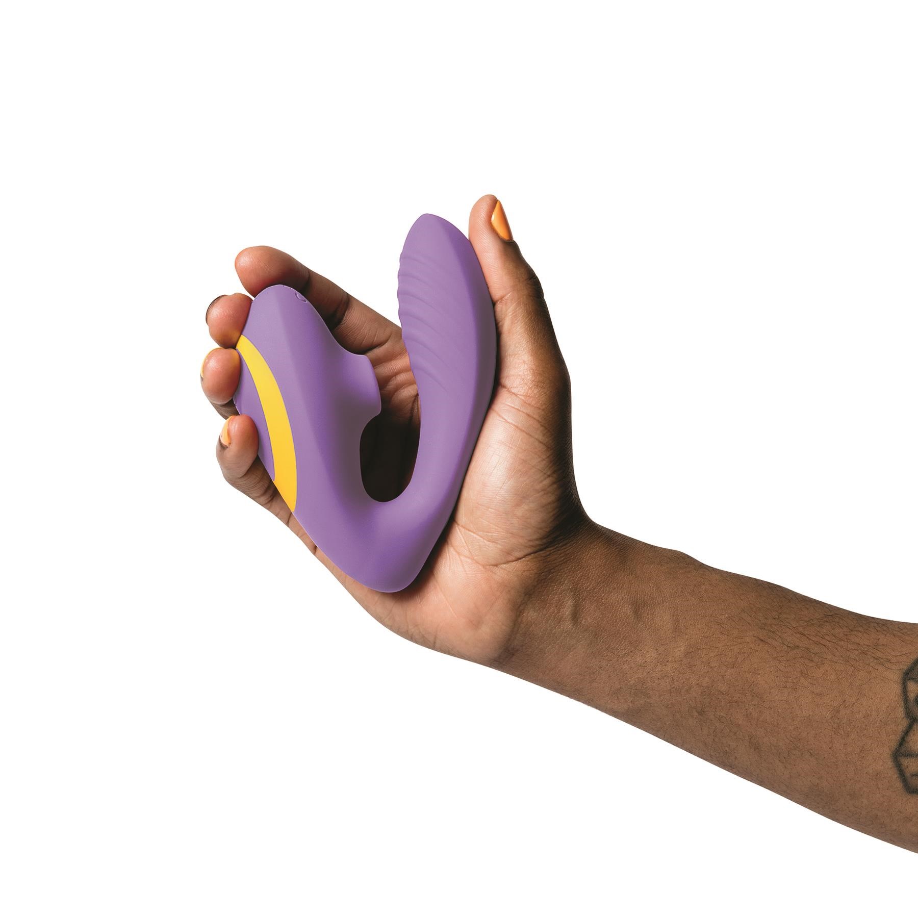 Romp Reverb G-Spot And Clitoral Suction Stimulator - Hand Shot