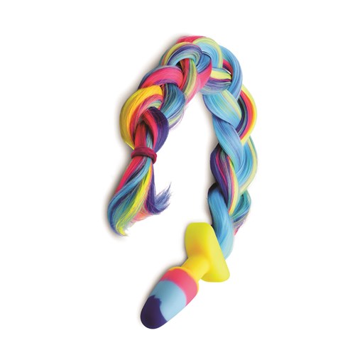 Rainbow Unicorn Tail Anal Plug - Product Shot #5