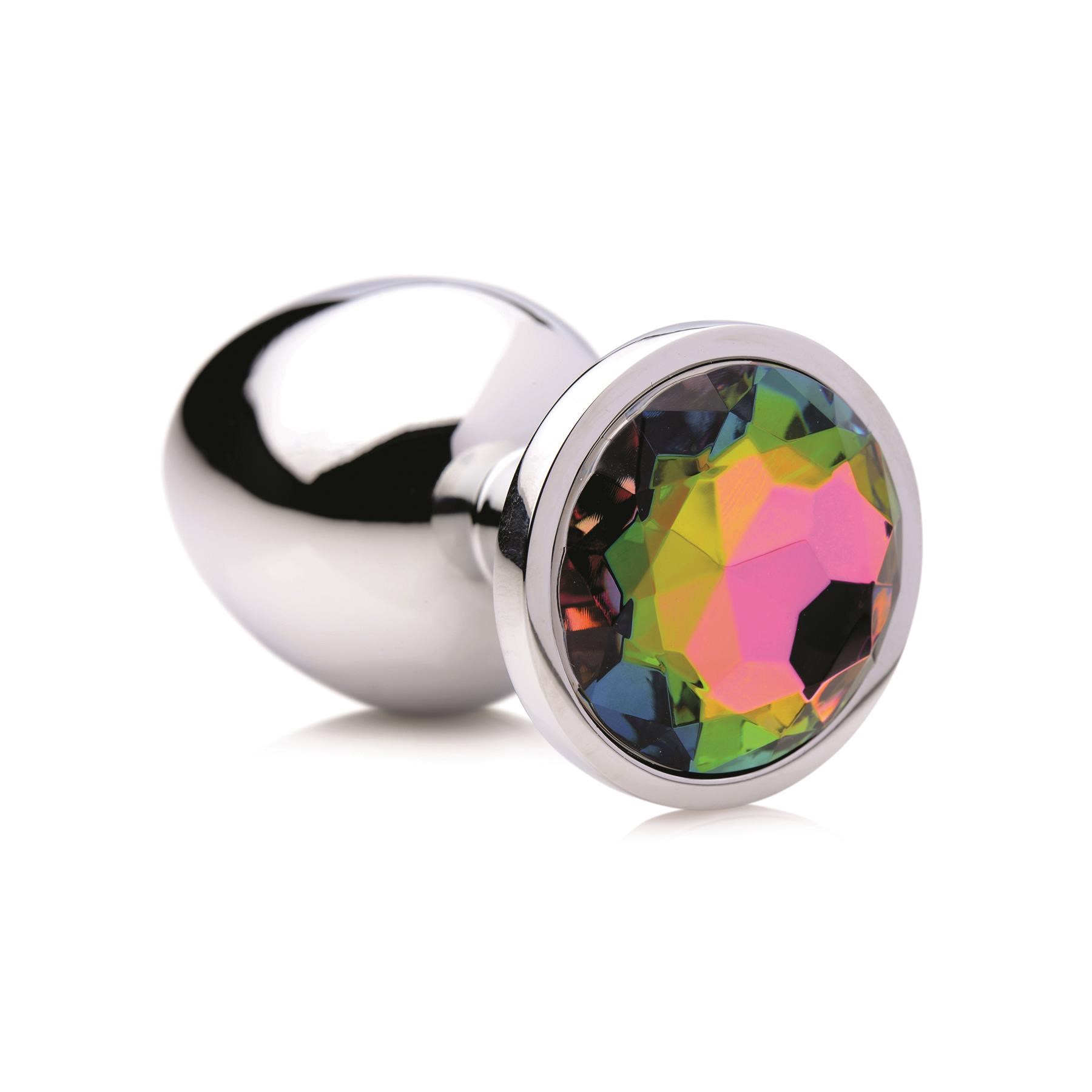 Rainbow Prism Gem Anal Plug - Product Shot #2 - Large