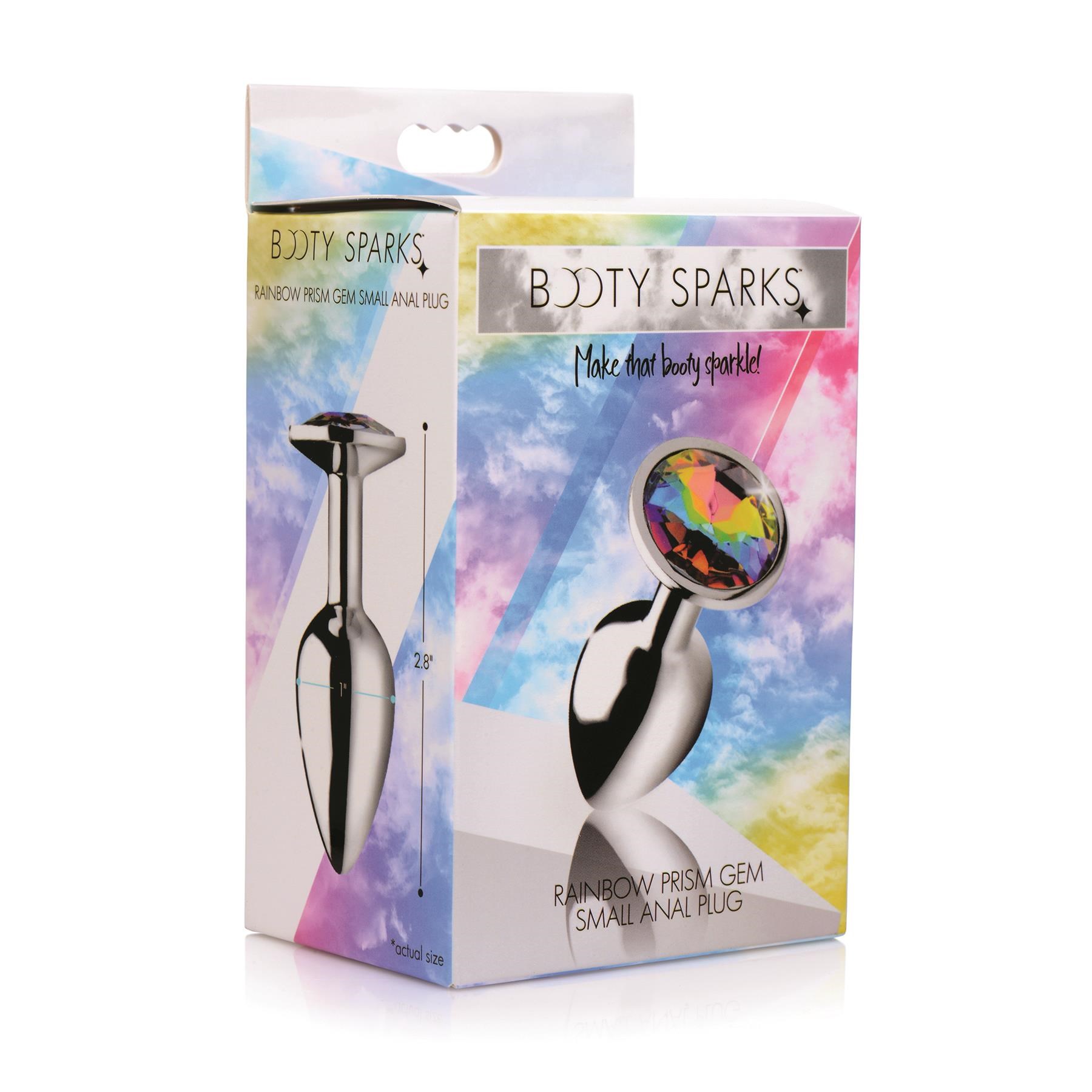 Rainbow Prism Gem Anal Plug - Packaging Shot - Small